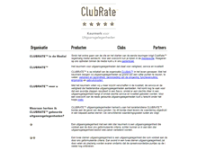 Tablet Screenshot of clubrate.nl